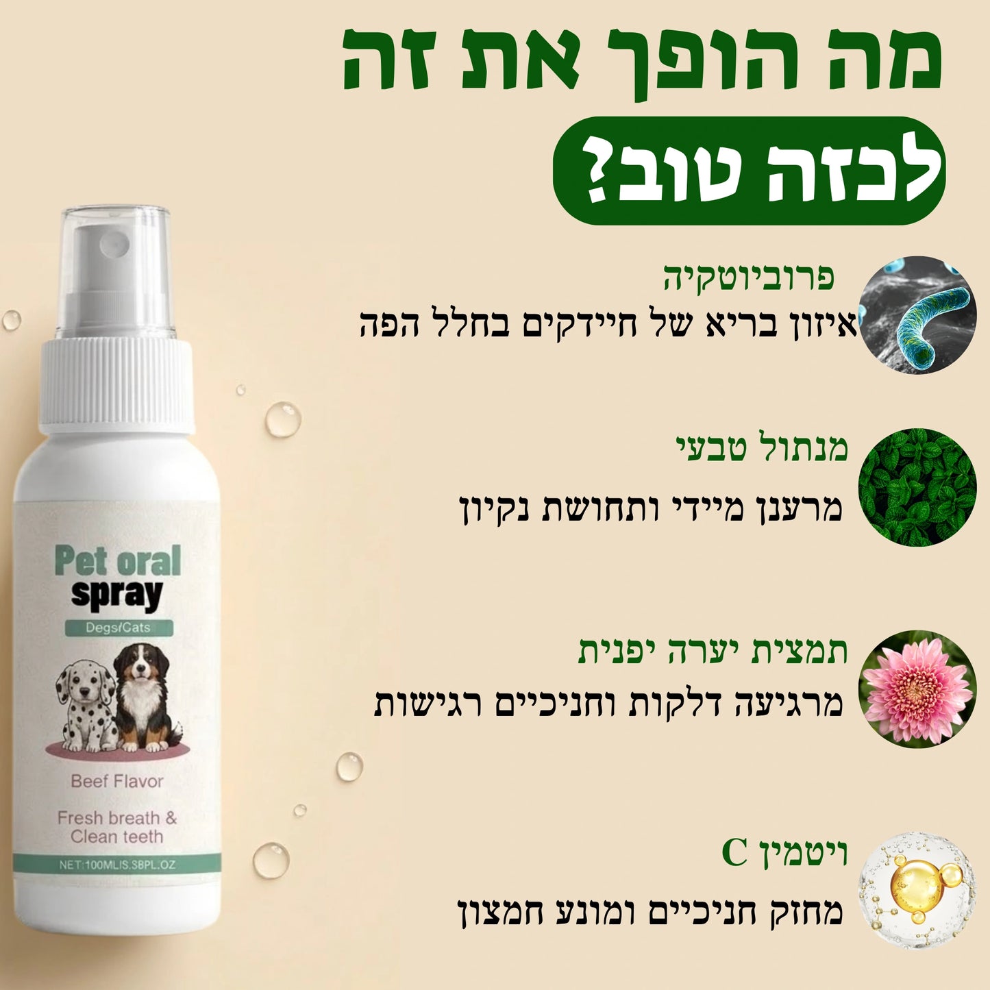 ספריי נגד ריח לכלבים